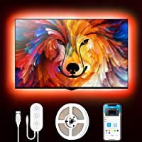 Govee Tira LED TV 2m USB- Luz LED Adhesiva RGB con Control App- 16 Millones Colores y 7 Modos- Retroiluminación para TV…